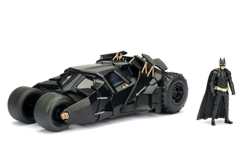 Jada Toys Batmobile with Batman Figure - Batman The Dark Knight - 1/24 Diecast Collectible Model