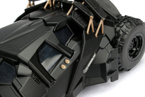 Jada Toys Batmobile with Batman Figure - Batman The Dark Knight - 1/24 Diecast Collectible Model
