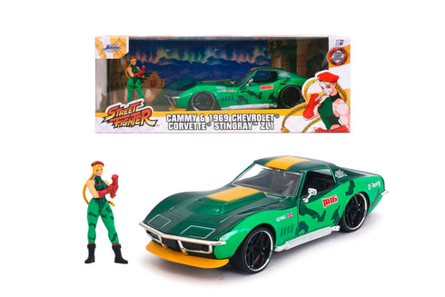 Jada Toys Street Fighter 1969 Chevrolet Cammy 1/24 Diecast Model
