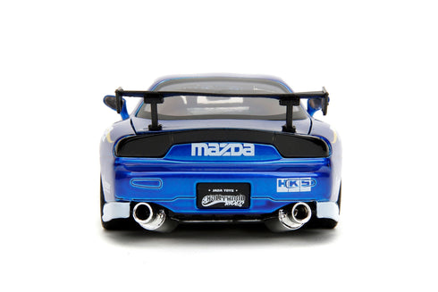 Jada Toys Street Fighter 1993 Mazda RX7 Chun-Li 1/24 Diecast Model