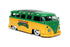 Jada Toys Leonardo & 1962 VW Bus - Teenage Mutant Ninja Turtles - 1/24 Diecast Collectible Model