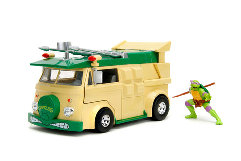 Jada Toys Donatello & Party Wagon - Teenage Mutant Ninja Turtles- 1/24 Diecast Collectible Model