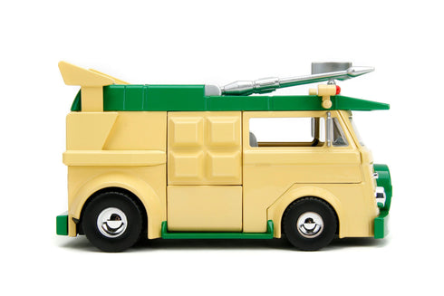 Jada Toys Donatello & Party Wagon - Teenage Mutant Ninja Turtles- 1/24 Diecast Collectible Model
