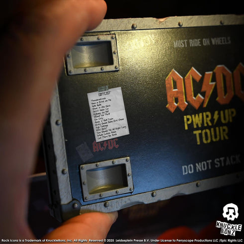 Knucklebonz AC/DC PWR UP Tour Rock Ikonz On Tour Road Case Statue