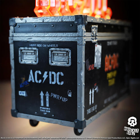 Knucklebonz AC/DC PWR UP Tour Rock Ikonz On Tour Road Case Statue