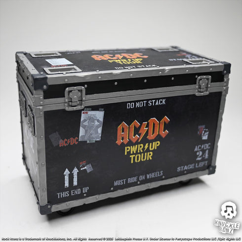 Knucklebonz AC/DC PWR UP Tour Rock Ikonz On Tour Road Case Statue