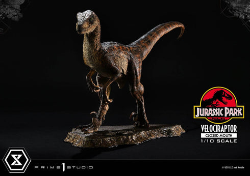 Prime 1 Studio Jurassic Park Velociraptor Closed Mouth Prime Collectibles 1/10 Statue