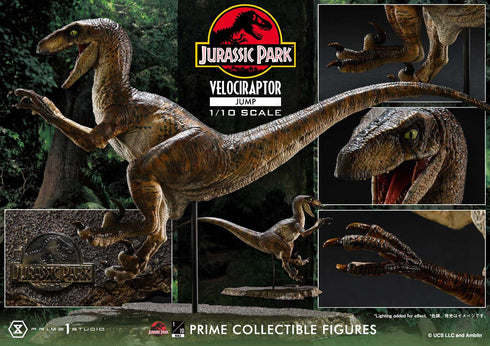 Prime 1 Studio Jurassic Park Velociraptor Jump Prime Collectibles 1/10 Statue