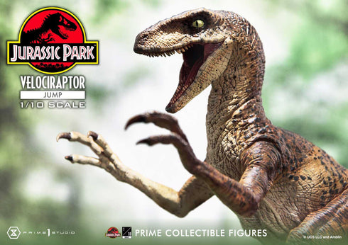 Prime 1 Studio Jurassic Park Velociraptor Jump Prime Collectibles 1/10 Statue
