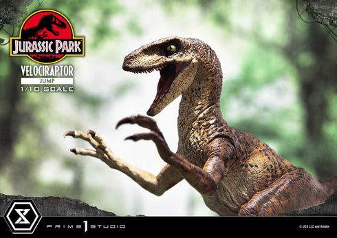 Prime 1 Studio Jurassic Park Velociraptor Jump Prime Collectibles 1/10 Statue