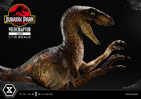 Prime 1 Studio Jurassic Park Velociraptor Jump Prime Collectibles 1/10 Statue