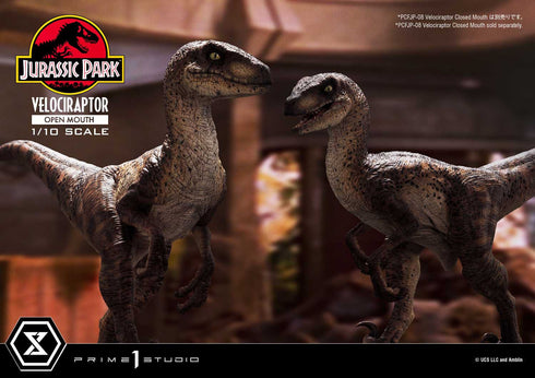 Prime 1 Studio Jurassic Park Velociraptor Open Mouth Prime Collectibles 1/10 Statue