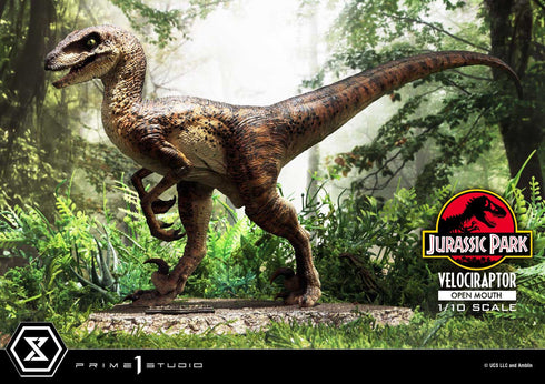 Prime 1 Studio Jurassic Park Velociraptor Open Mouth Prime Collectibles 1/10 Statue