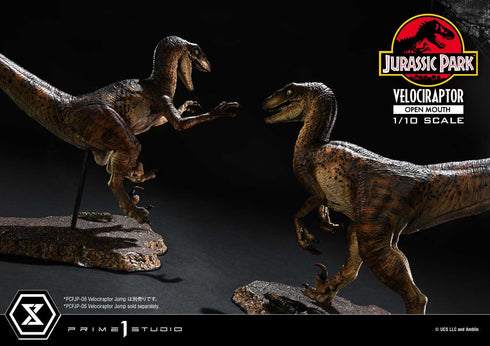 Prime 1 Studio Jurassic Park Velociraptor Open Mouth Prime Collectibles 1/10 Statue