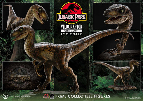 Prime 1 Studio Jurassic Park Velociraptor Open Mouth Prime Collectibles 1/10 Statue