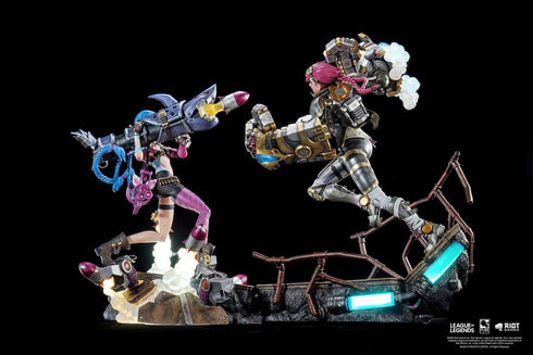 PUREARTS Jinx & Vi - League of Legends - 1/6 Scale Collectible Statue Bundle