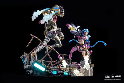 PUREARTS Jinx & Vi - League of Legends - 1/6 Scale Collectible Statue Bundle