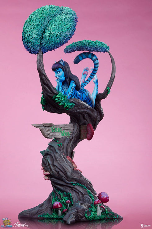 Sideshow Collectibles Fairytale Fantasies Collection Lady Cheshire Cat Statue