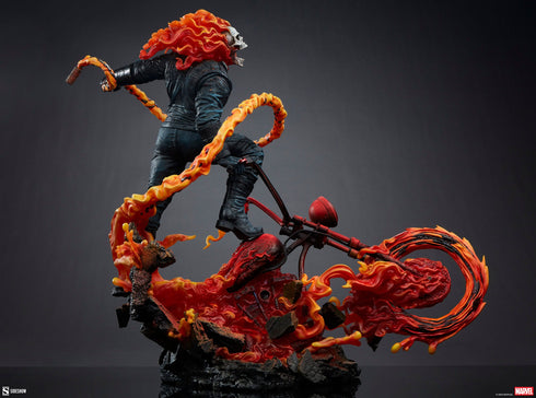 Sideshow Collectibles Marvel Ghost Rider (Classic Variant) Premium Format Statue