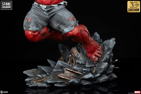 Sideshow Collectibles Marvel Red Hulk: Thunderbolt Ross Premium Format Figure 1/4 Statue