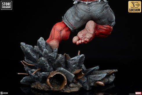 Sideshow Collectibles Marvel Red Hulk: Thunderbolt Ross Premium Format Figure 1/4 Statue