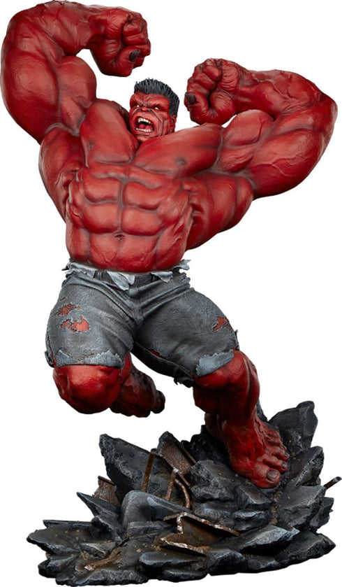 Sideshow Collectibles Marvel Red Hulk: Thunderbolt Ross Premium Format Figure 1/4 Statue