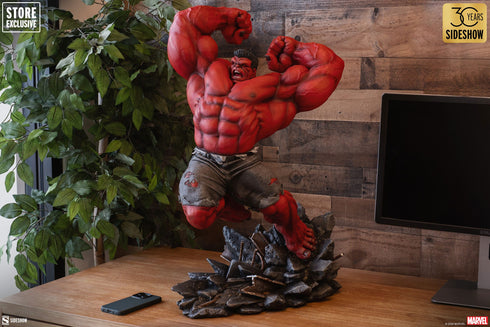 Sideshow Collectibles Marvel Red Hulk: Thunderbolt Ross Premium Format Figure 1/4 Statue