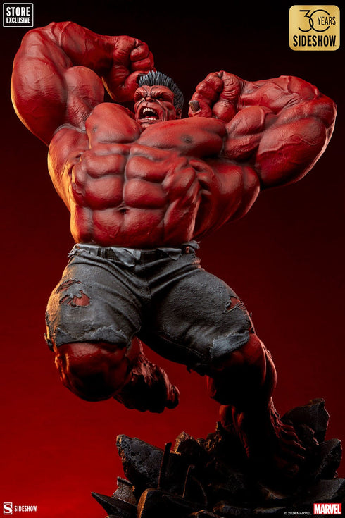 Sideshow Collectibles Marvel Red Hulk: Thunderbolt Ross Premium Format Figure 1/4 Statue