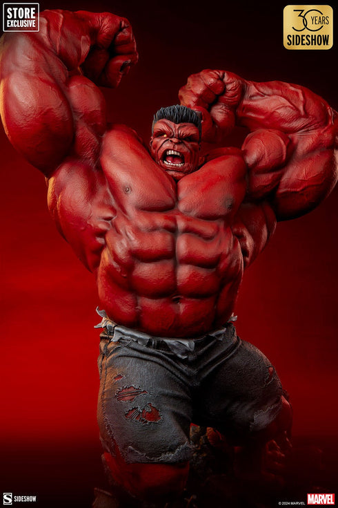 Sideshow Collectibles Marvel Red Hulk: Thunderbolt Ross Premium Format Figure 1/4 Statue