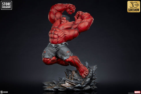 Sideshow Collectibles Marvel Red Hulk: Thunderbolt Ross Premium Format Figure 1/4 Statue