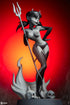 Sideshow Collectibles Original Artist Series Devil Girl (Black and White Variant) Statue