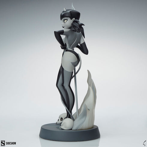 Sideshow Collectibles Original Artist Series Devil Girl (Black and White Variant) Statue
