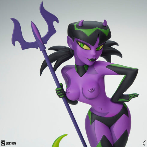 Sideshow Collectibles Original Artist Series Devil Girl (Purple and Green Variant) Statue