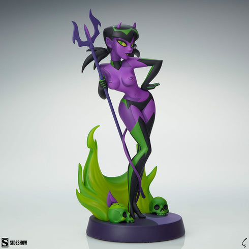 Sideshow Collectibles Original Artist Series Devil Girl (Purple and Green Variant) Statue