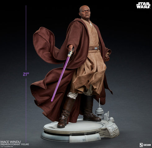 Sideshow Collectibles Star Wars Episode III Mace Windu Premium Format Figure 1/4 Statue