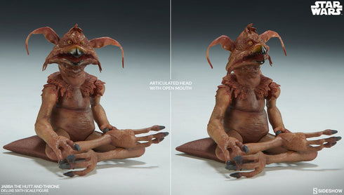 Sideshow Collectibles Star Wars episode VI Jabba the Hutt & Throne Deluxe 1/6 Action Figure