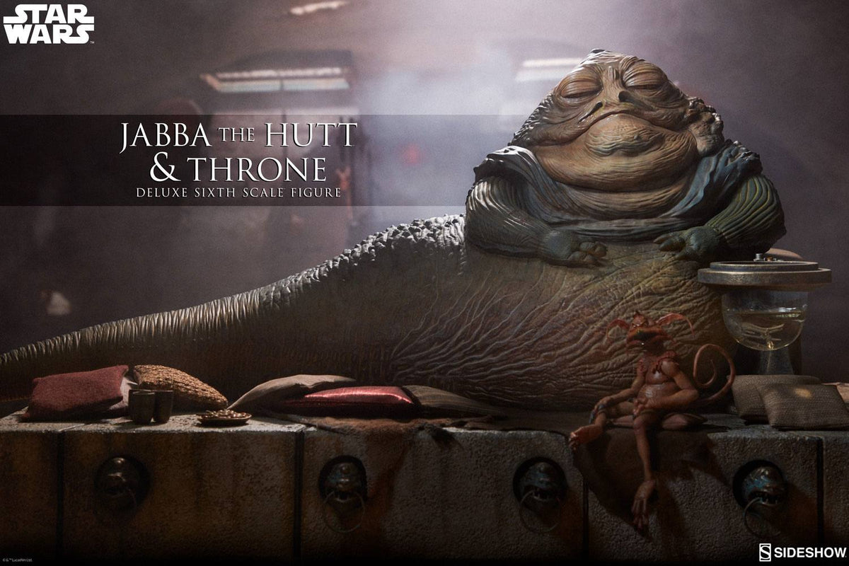Sideshow Collectibles Star Wars episode VI Jabba the Hutt & Throne
