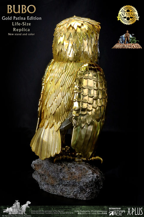 Star Ace Toys Bubo Gold Patina Edition (Deluxe Version) - Ray Harryhausen's Clash of the Titans - Collectible Statue
