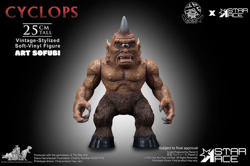 Star Ace Toys Cyclops (Vintage-Style) - Ray Harryhausen's - ART SOFUBI series - Collectible Statue