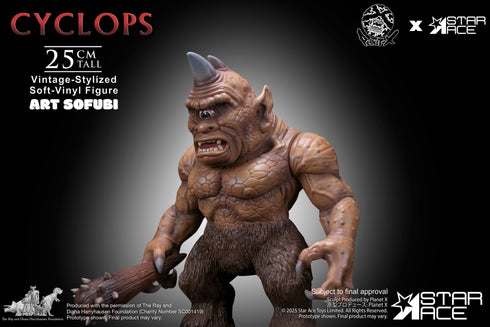 Star Ace Toys Cyclops (Vintage-Style) - Ray Harryhausen's - ART SOFUBI series - Collectible Statue