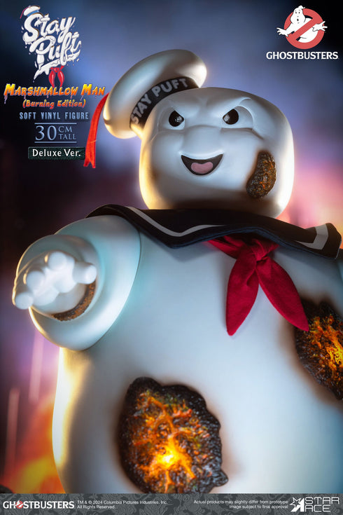 Star Ace Toys Ghostbusters Stay Puft Marshmallow Man Burning Edition Deluxe Version Soft Vinyl Statue
