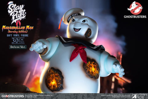 Star Ace Toys Ghostbusters Stay Puft Marshmallow Man Burning Edition Deluxe Version Soft Vinyl Statue