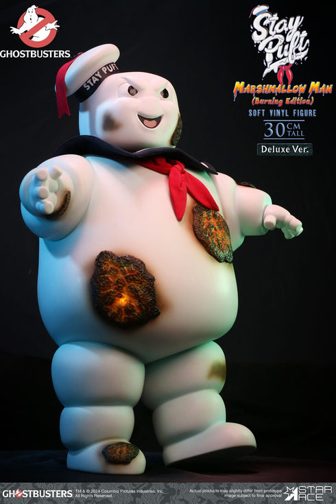 Star Ace Toys Ghostbusters Stay Puft Marshmallow Man Burning Edition Deluxe Version Soft Vinyl Statue