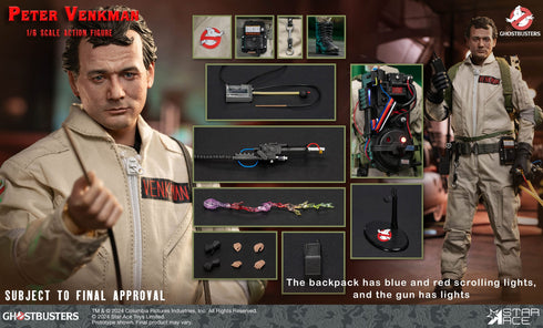 Star Ace Toys Ghostbusters (1984) Peter Venkman 1/6 Action Figure