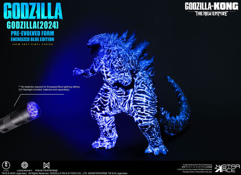 Star Ace Toys Godzilla vs. Kong: The New Empire Godzilla (2024) Evolved Blue Edition Soft Vinyl Statue