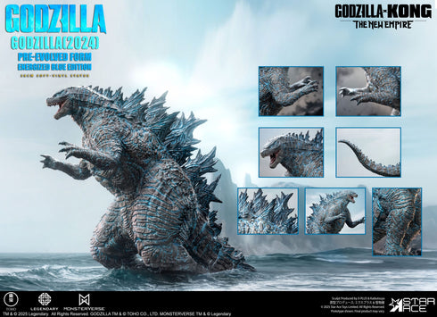 Star Ace Toys Godzilla vs. Kong: The New Empire Godzilla (2024) Evolved Blue Edition Soft Vinyl Statue