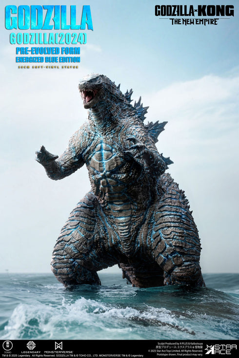 Star Ace Toys Godzilla vs. Kong: The New Empire Godzilla (2024) Evolved Blue Edition Soft Vinyl Statue