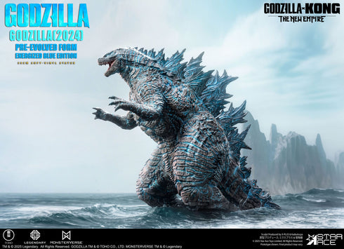 Star Ace Toys Godzilla vs. Kong: The New Empire Godzilla (2024) Evolved Blue Edition Soft Vinyl Statue