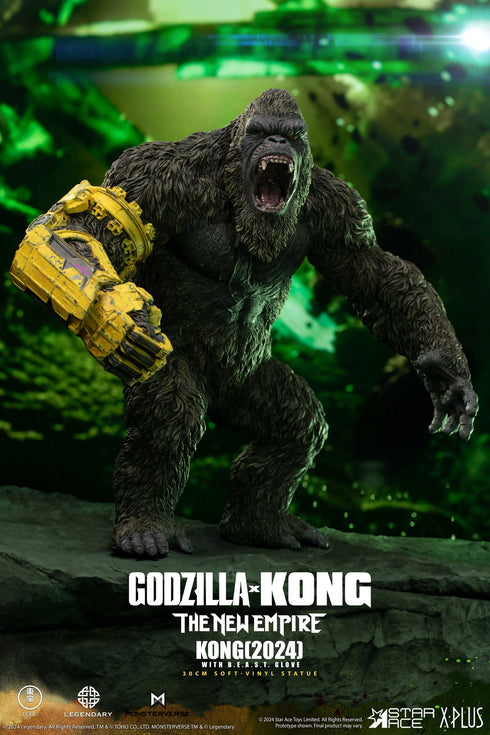 Star Ace Toys Godzilla vs. Kong: The New Empire Kong with B.E.A.S.T. Glove Soft Vinyl Statue