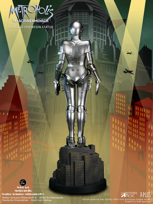 Star Ace Toys Metropolis Maschinenmensch Silver 1/4 Statue